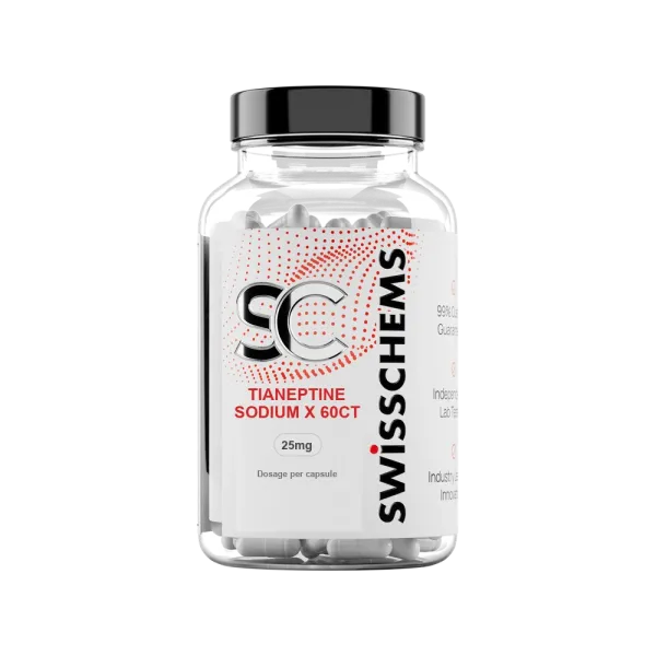Tianeptine Sodium Capsules 25mg x 60ct