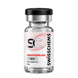 Somatropin HGH 10 IU (CAS 12629-01-5 Lyophilized Vial) — SwissChems