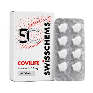 Covilife 12mg (Ivermectin 12mg, 10 Tablets) — SwissChems
