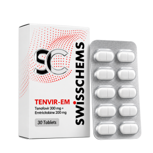 Tenvir-EM (Tenofovir 300mg + Emtricitabine 200mg, Cipla, 30 Tablets) — SwissChems
