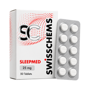 SLEEPMED 25 (Advanced Sleep & Recovery Aid 25mg, 50 Tablets) — SwissChems